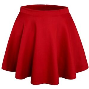 🪭🌹RED MINI SKATER SKIRT🌹🪭